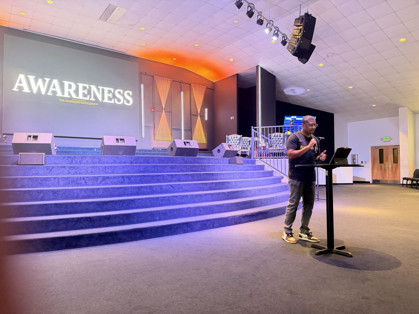 Kecalf Bailey presenting Awareness