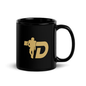 Mug - Black Glossy TD Gold Logo Mug