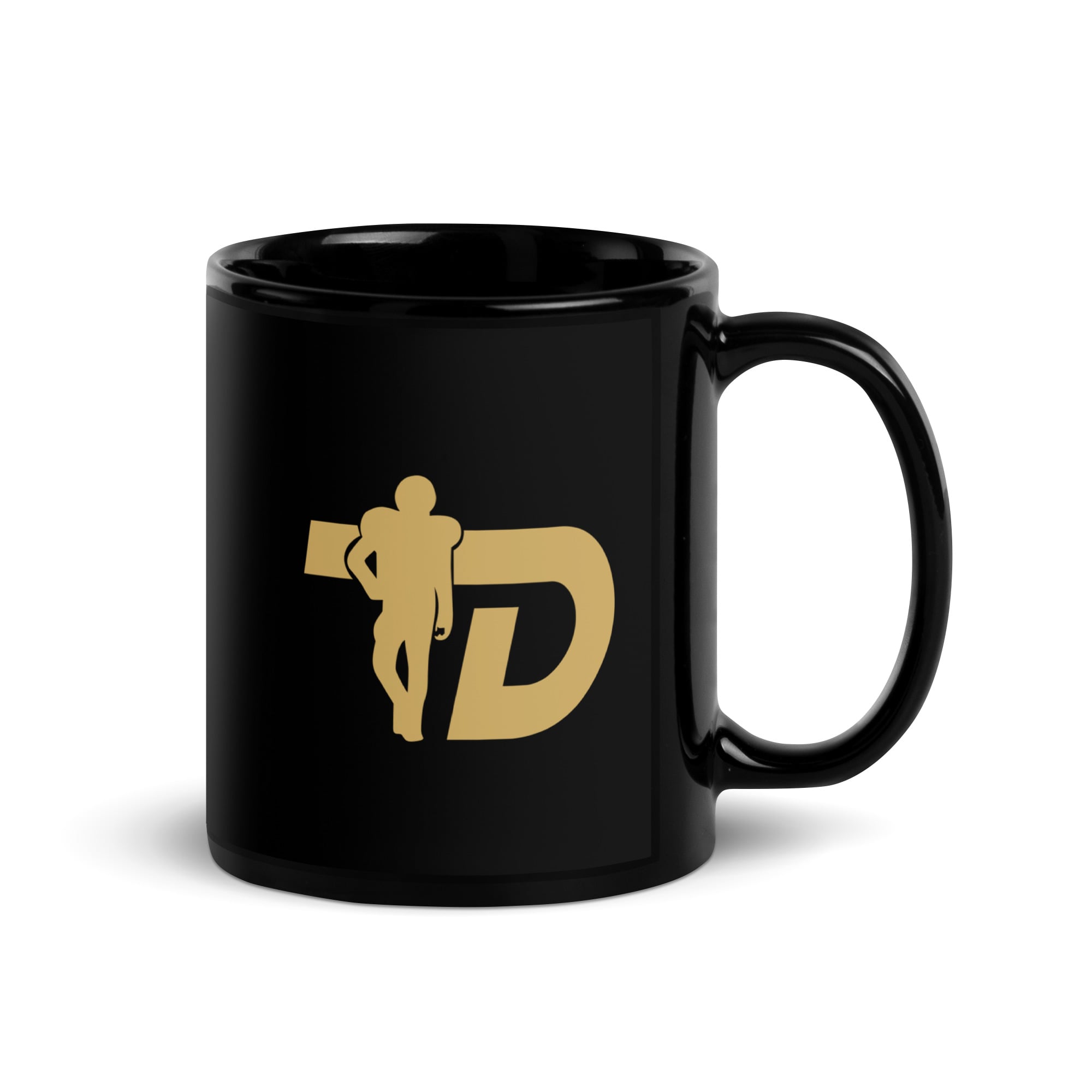 Mug - Black Glossy TD Gold Logo Mug