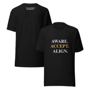 Tee - Aware Accept Align - Unisex t-shirt